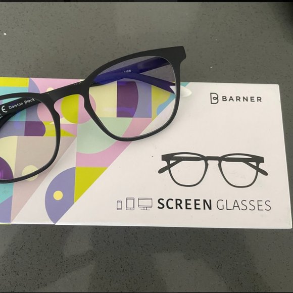 Barner Blue Light Glasses- Black new